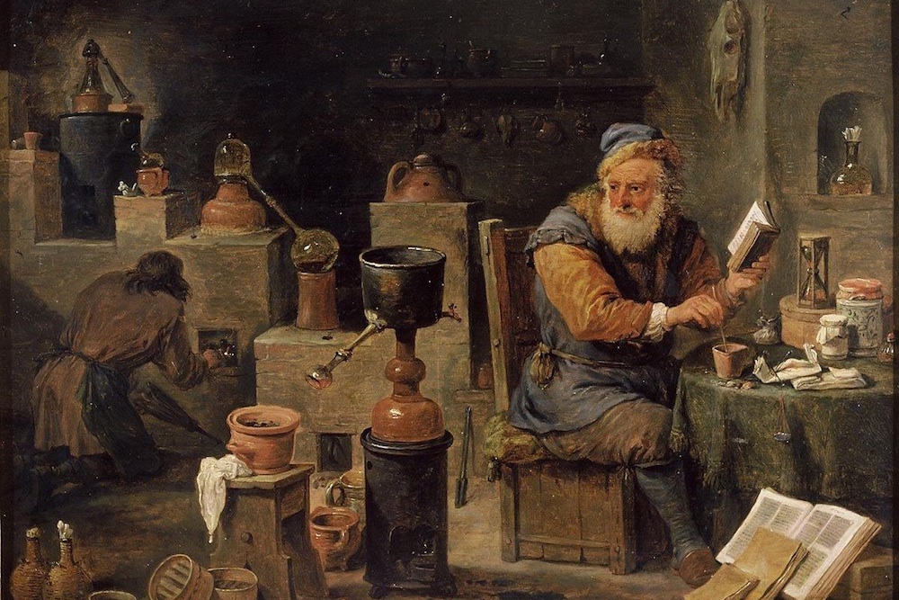 L'alchimiste, tableau de David Teniers le Jeune